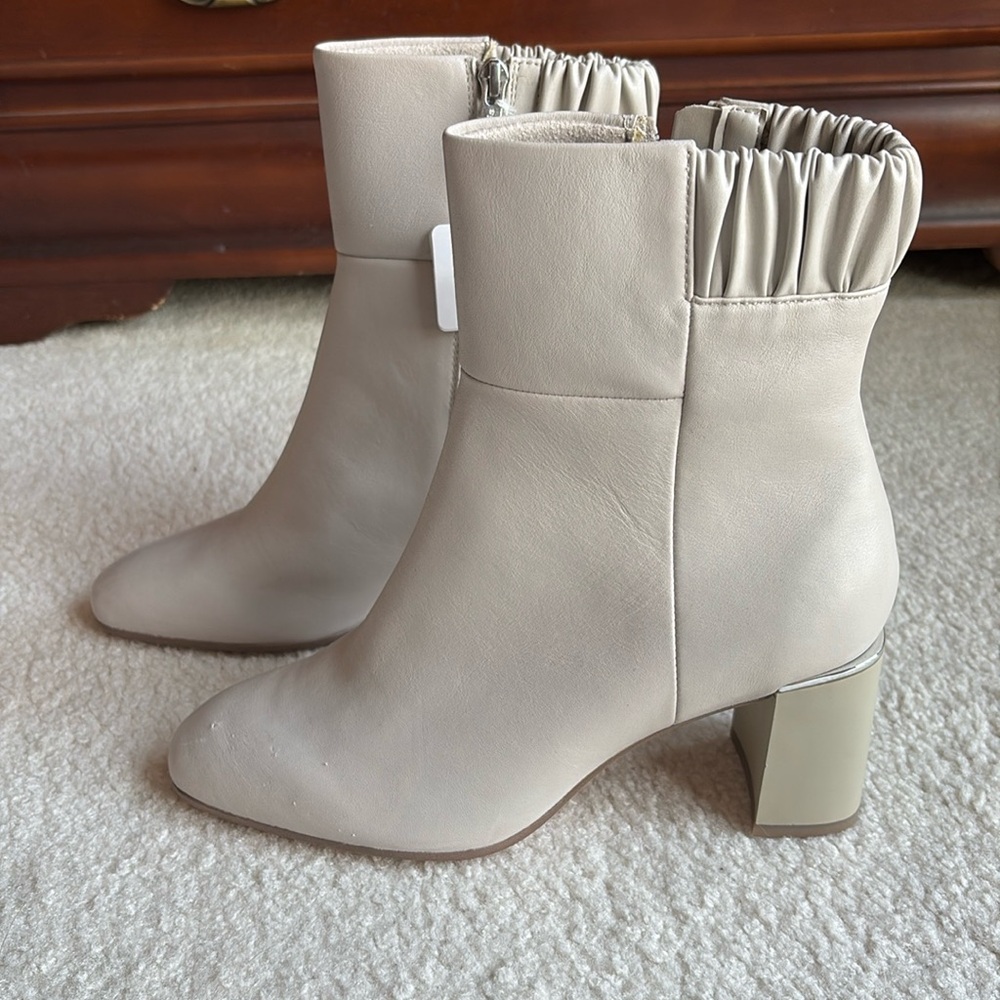 Brand new leather boots